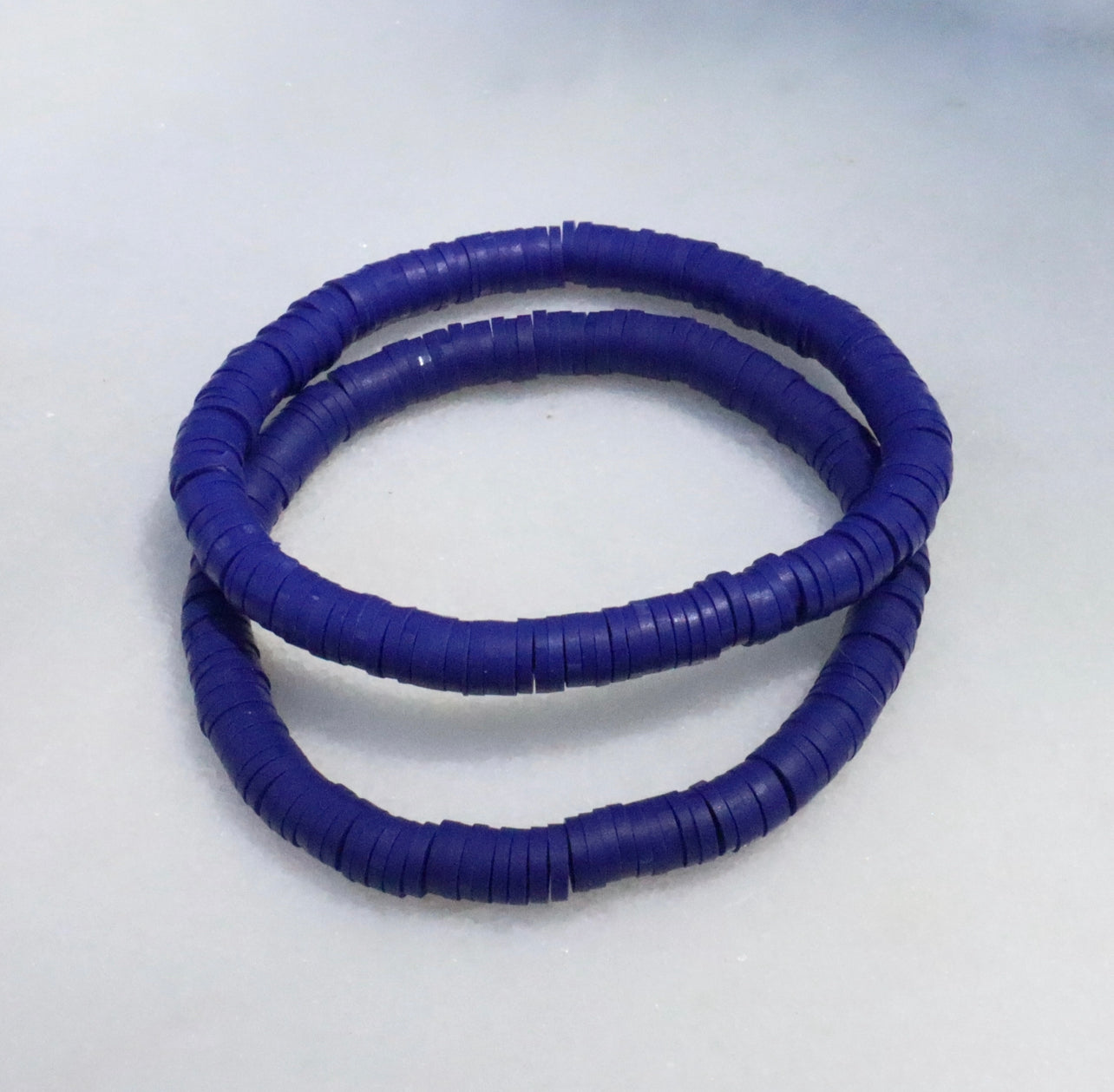 Navy Blue Clay Bracelet