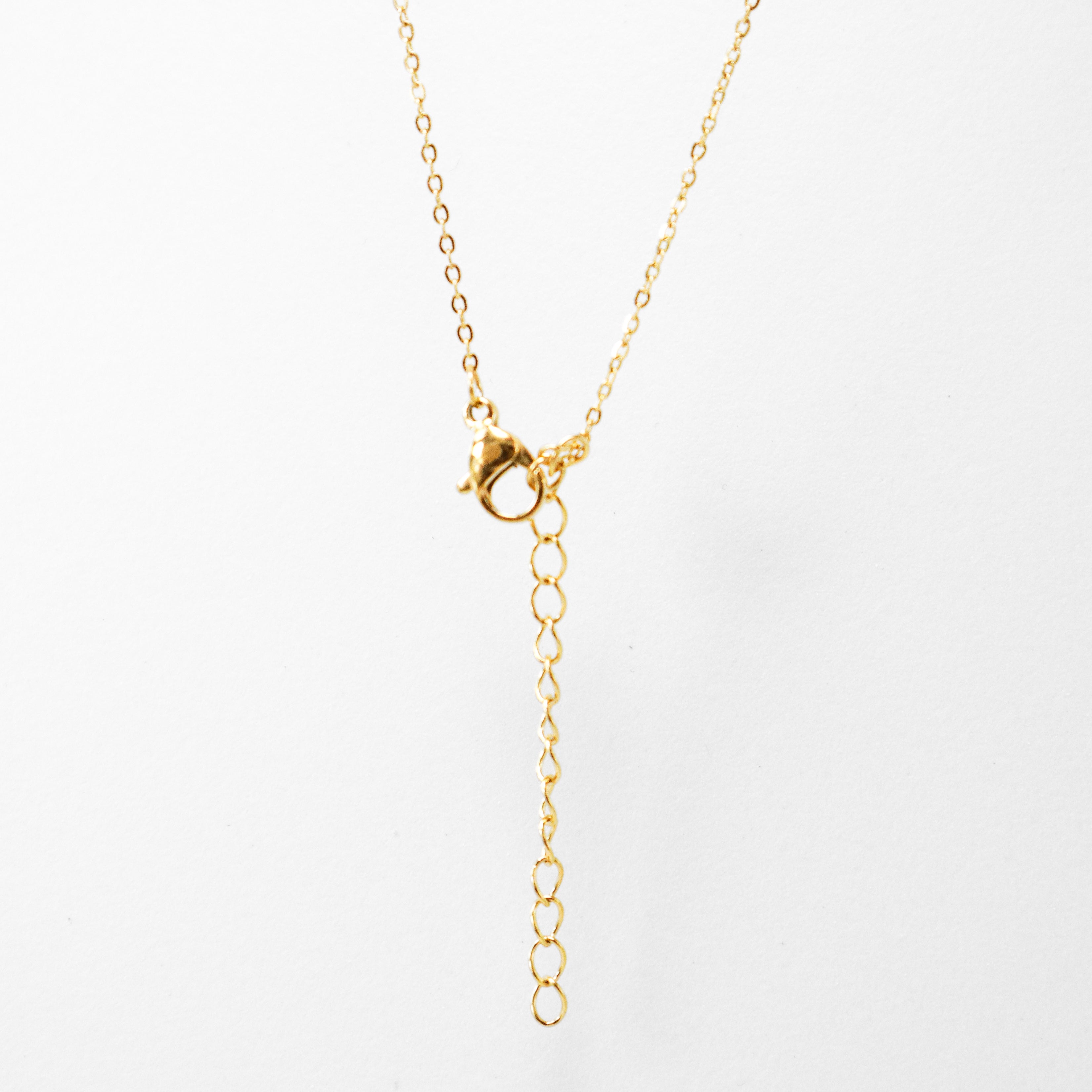 Dainty Gold Paw Print Necklace