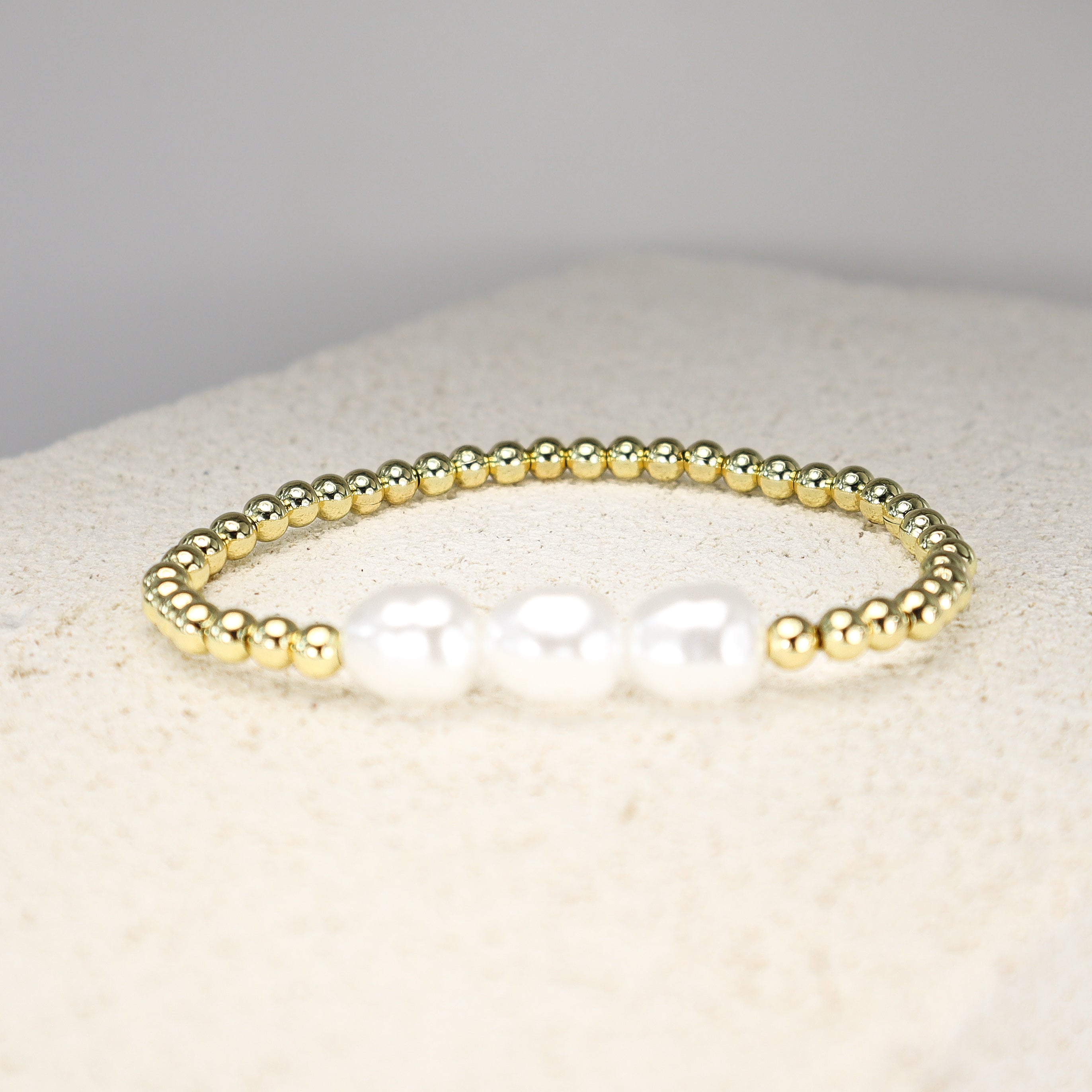 Gold & Pearl Bracelet Stack