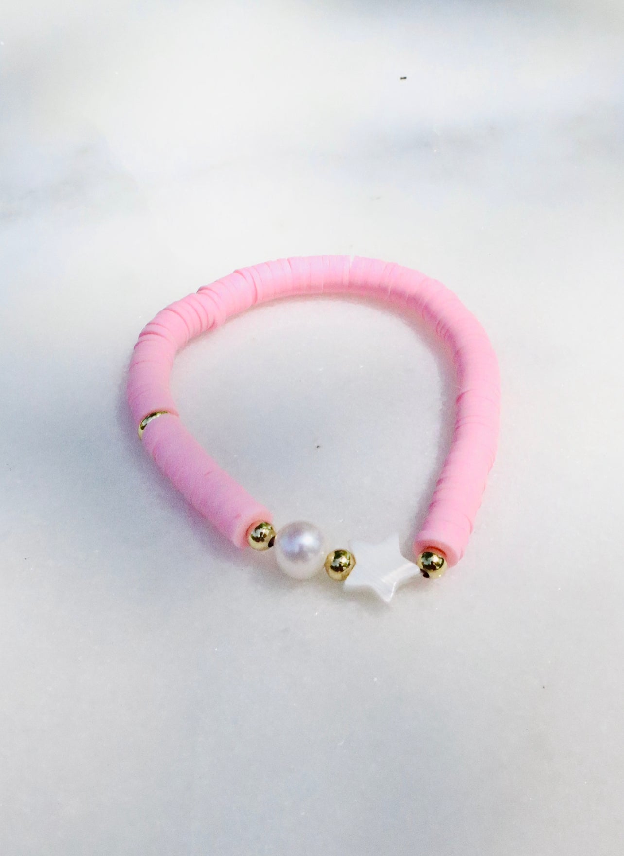 Pearl & Mother of Pearl Baby Pink Bracelet