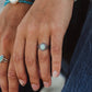 Vintage Style Larimar & Sterling Silver Ring