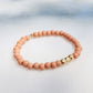 Mauve Pink Wooden Bracelet