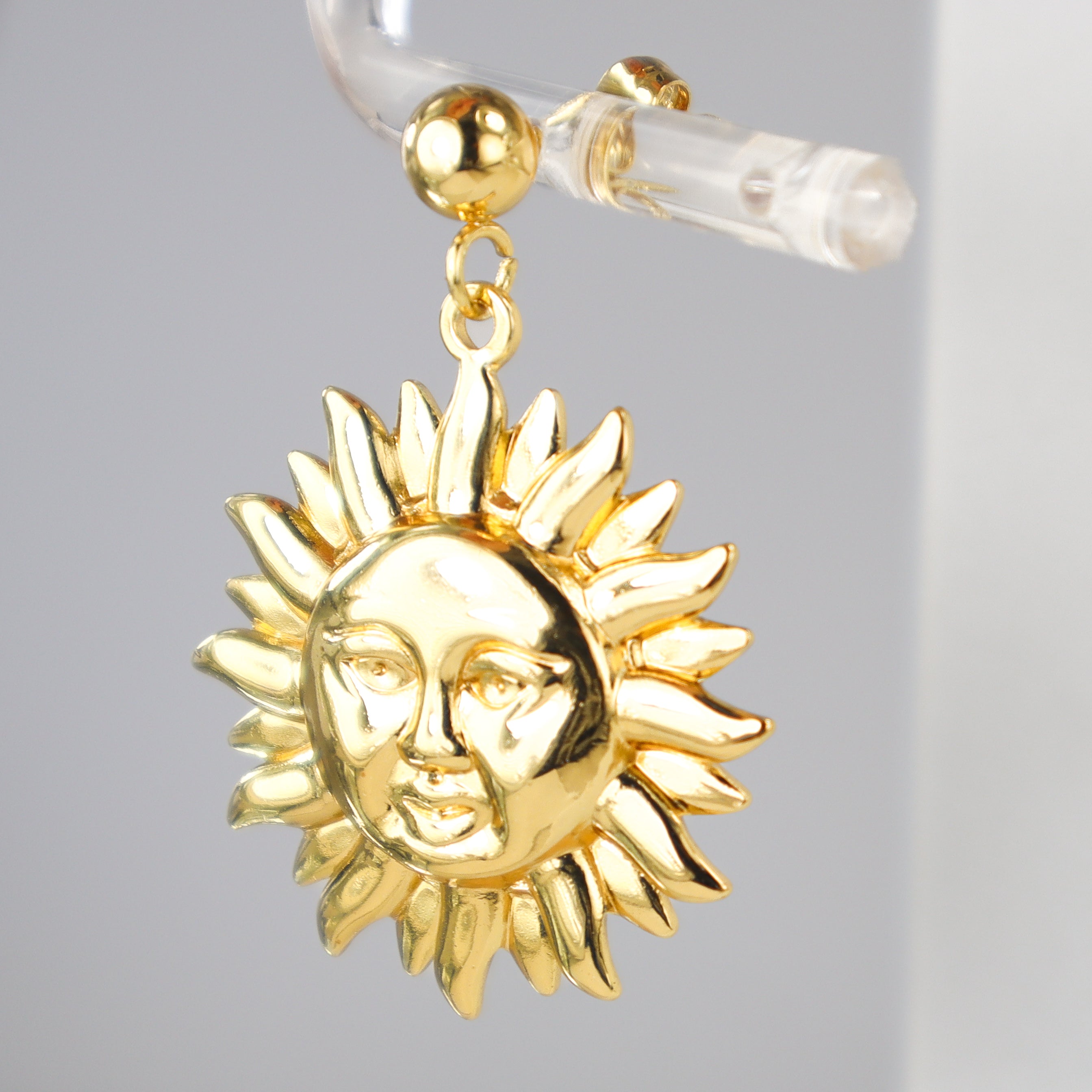 Golden Sun Post Earrings