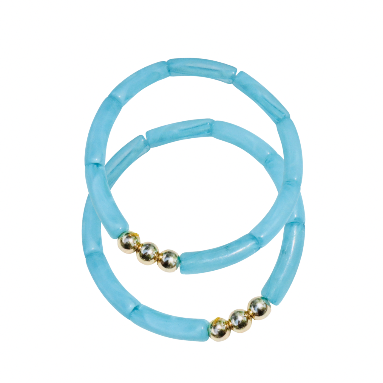 3pc Blue Maui Bracelet Stack