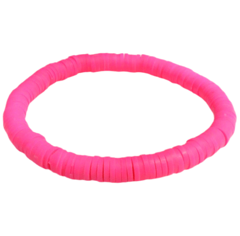 Barbie Pink Clay Bracelet