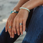 Sterling Silver & Turquoise River Ring
