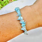 Genuine Larimar Chip Bracelet