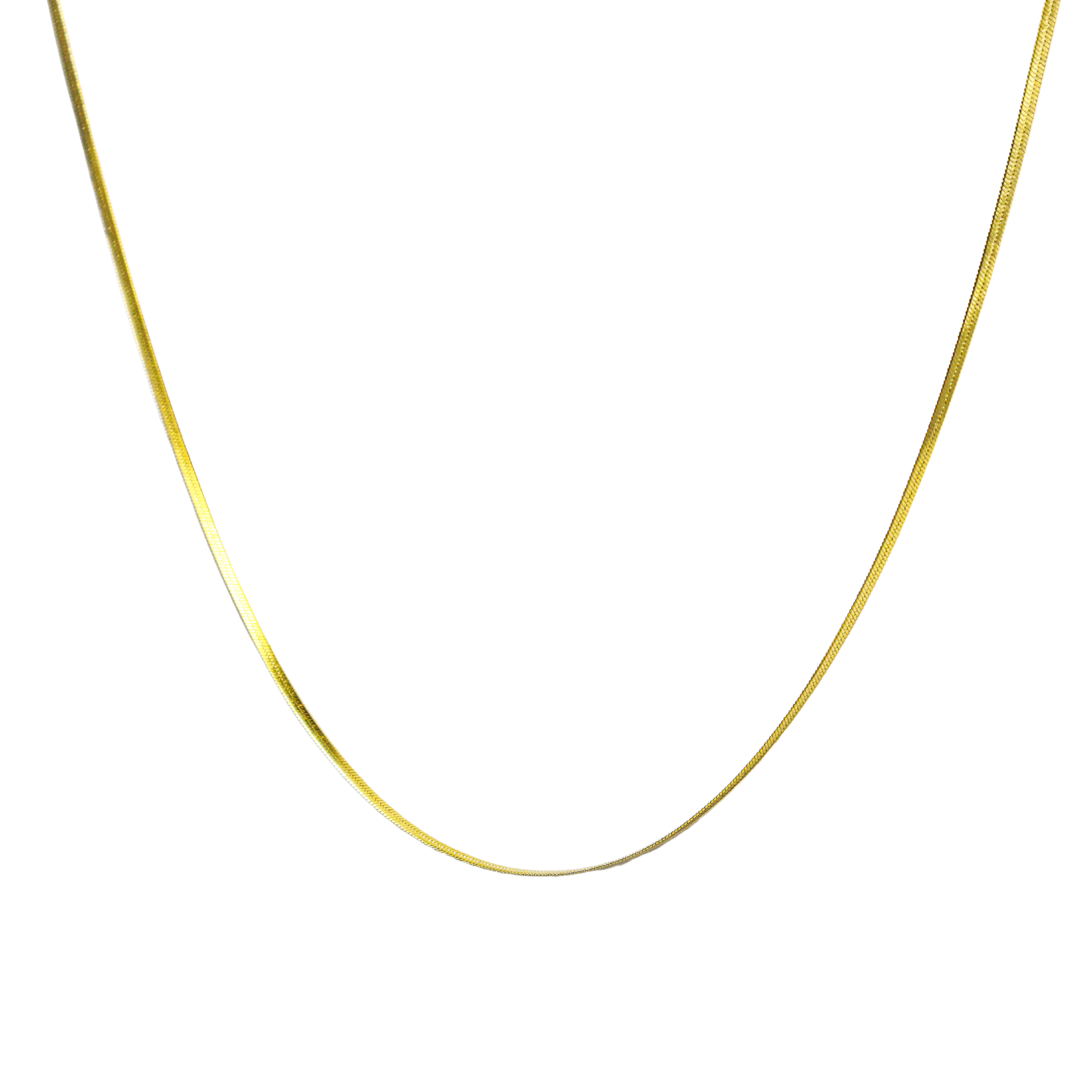 Gold Herringbone Chain