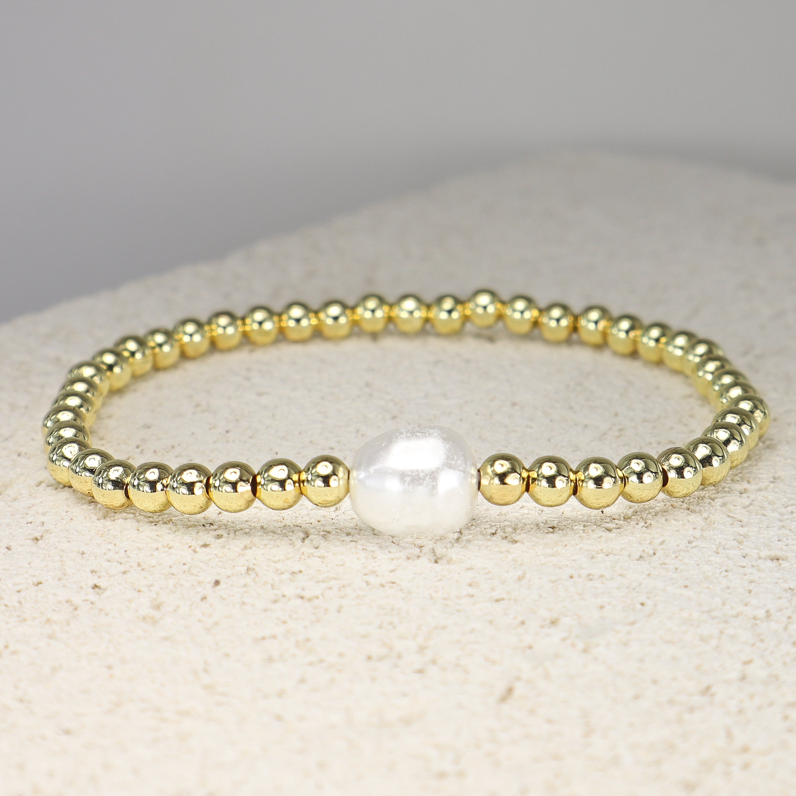 Gold & Pearl Bracelet Stack