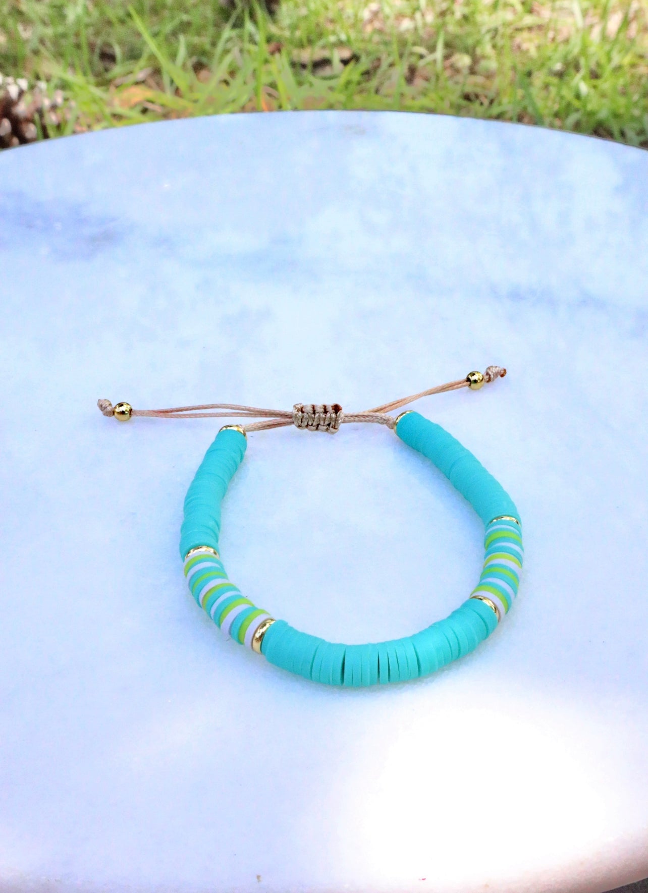 Teal Nation Adjustable Bracelet