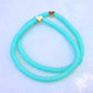 Teal Nation Clay Bracelet