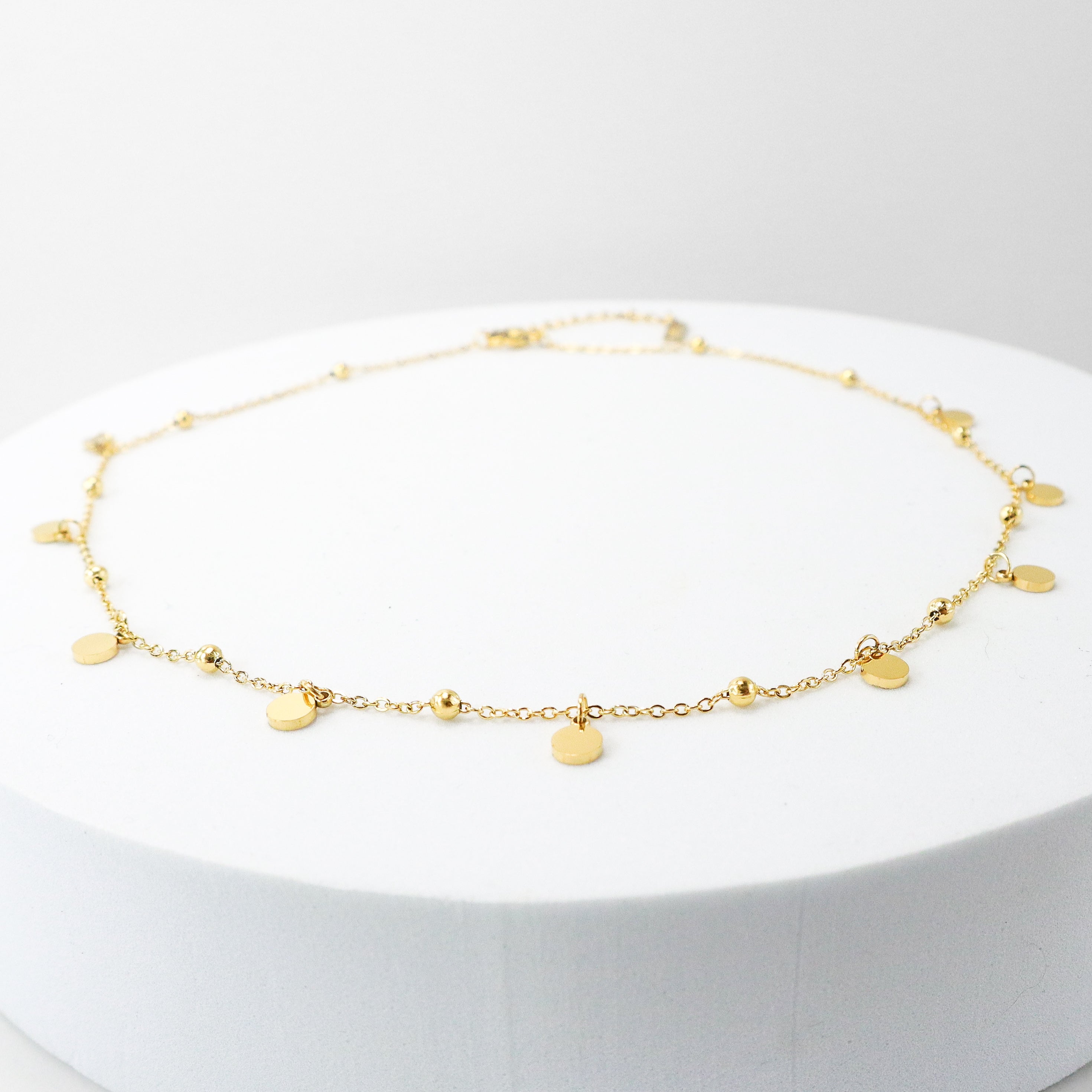 Dainty Gold Charm Necklace