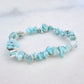 Genuine Larimar Chip Bracelet