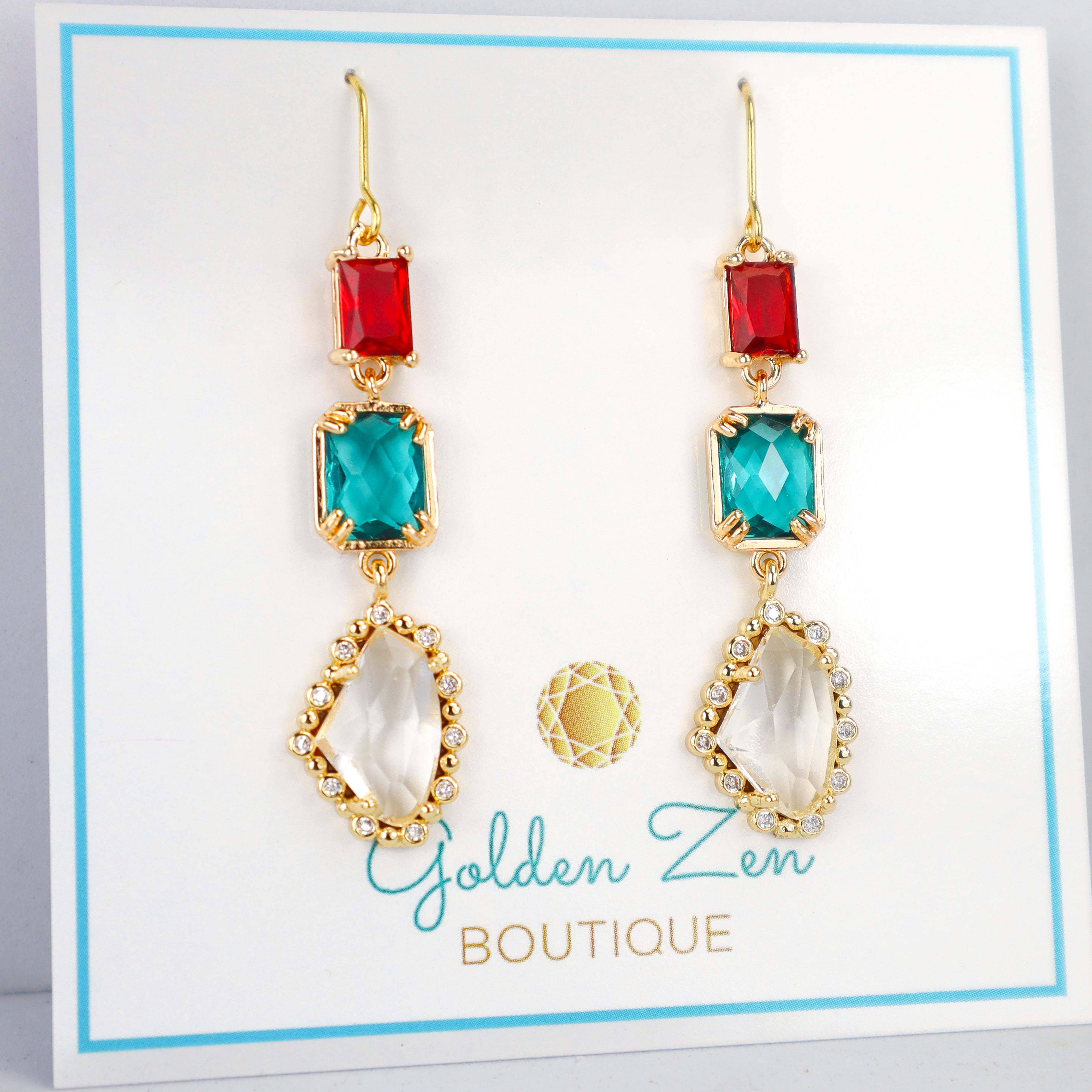 Noel’s Crystal Christmas Earrings