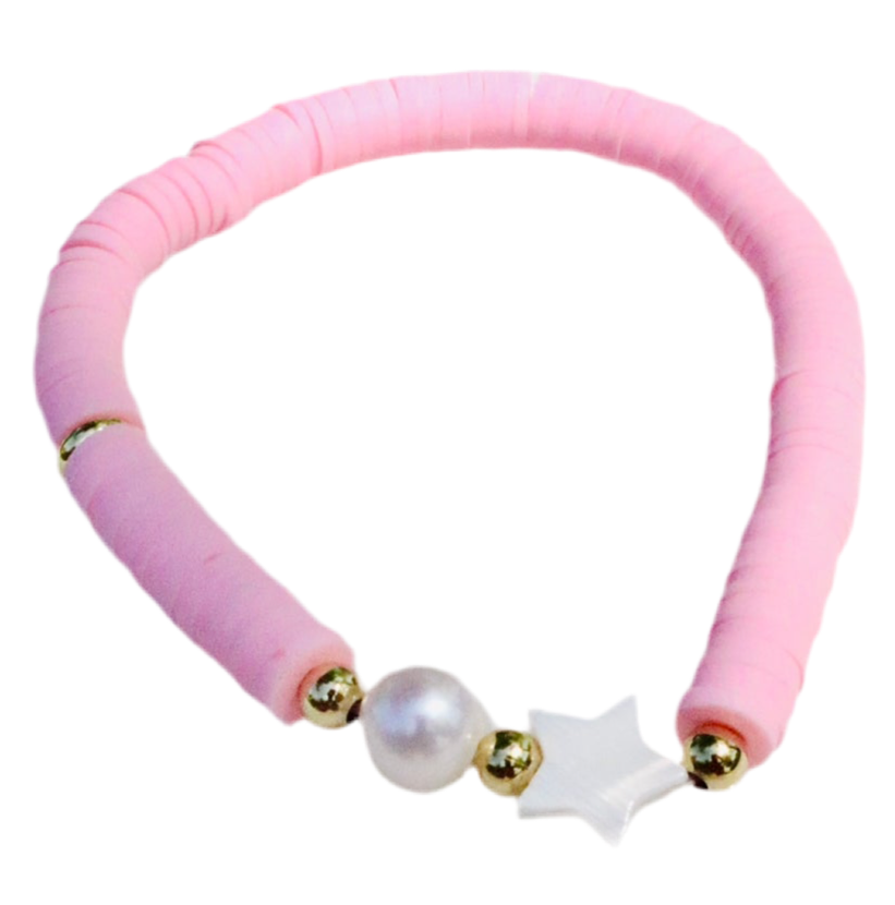 Pearl & Mother of Pearl Baby Pink Bracelet