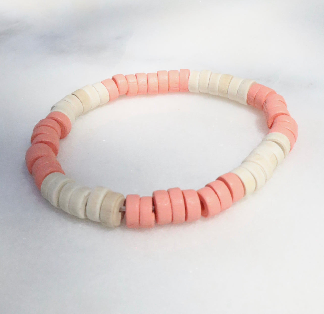 Pink Wooden Bracelets