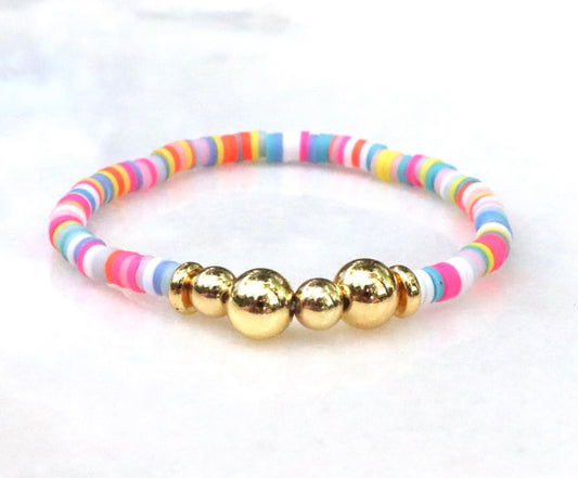 Color Pop Clay Bracelet