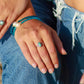 Sterling Silver & Turquoise River Ring