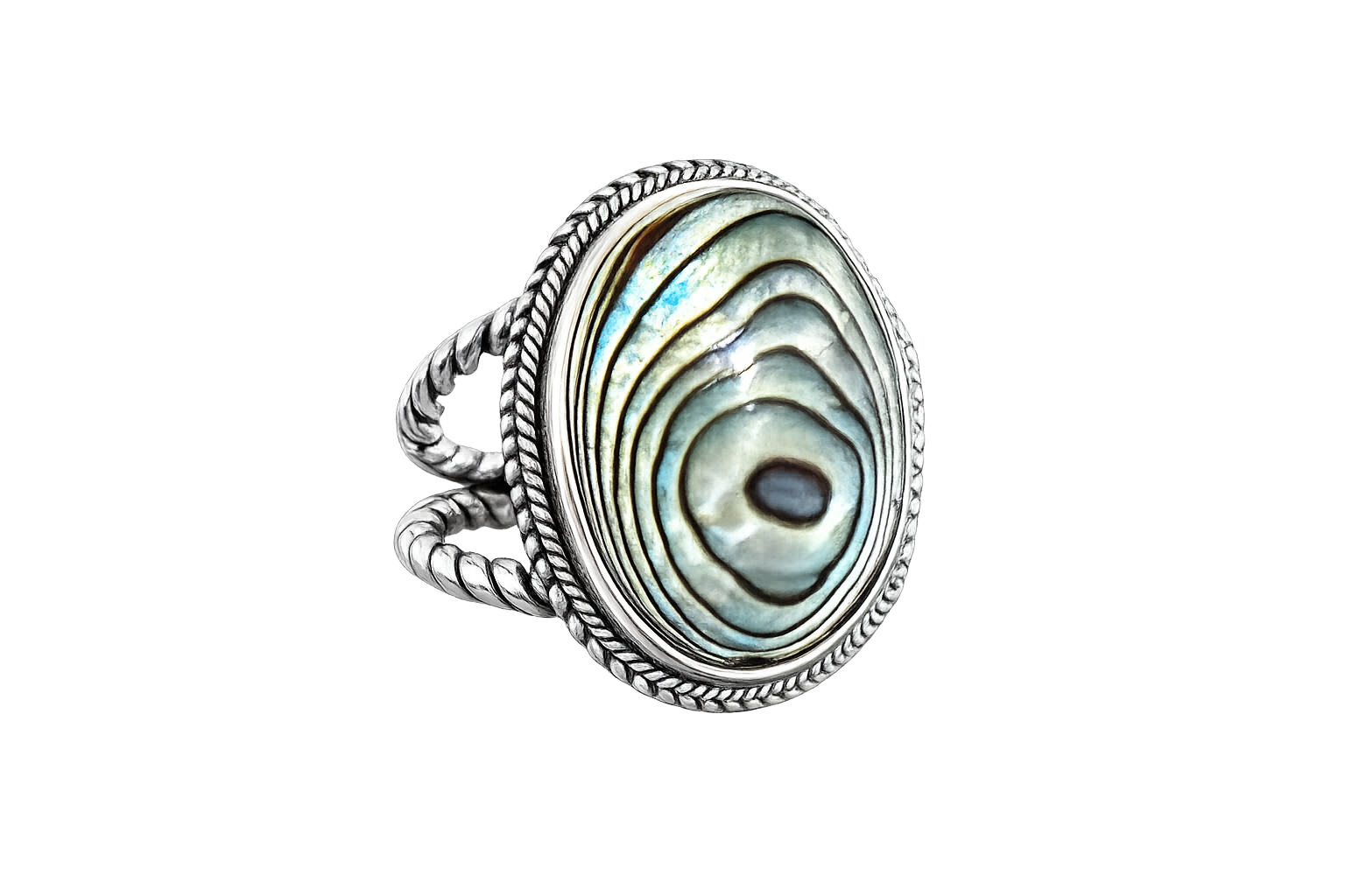 Size 7 Abalone Ring