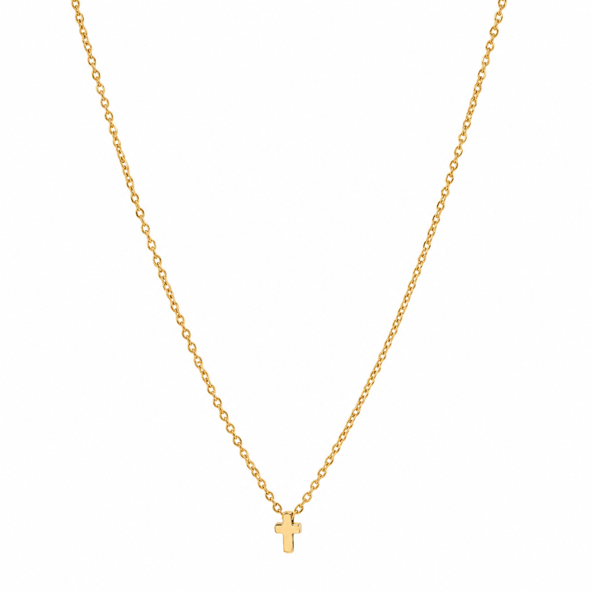 Dainty Golden Cross Necklace