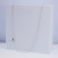 Pearl Dangle Silver Stainless Steel Necklace