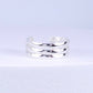 Double Layer High Polish Sterling Silver Toe Ring