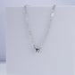 Kids Cowrie Shell & Stainless Steel Staple Chain Necklace