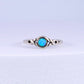 Blue Opal & Sterling Silver Toe Ring
