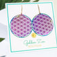 Multicolor Sacred Geometry Earrings