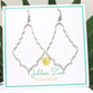 Matte Silver Ornate Boho Earrings
