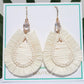 Fiji Sands Raffia Wrapped Earrings