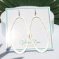 Best Selling Silver Abstract Hoop Earrings