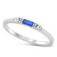 Size 9 Debbie’s Sterling Silver Sapphire Ring