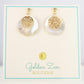Surfside Mother of Pearl Dangle Post Earrings