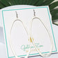 Best Selling Silver Abstract Hoop Earrings