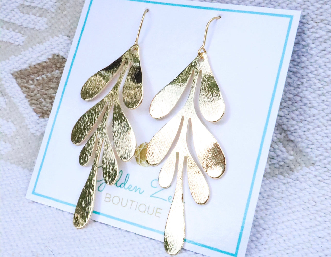 Golden Statement Earrings