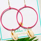Hot Pink Beach Barbie Earrings