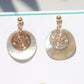 Surfside Mother of Pearl Dangle Post Earrings