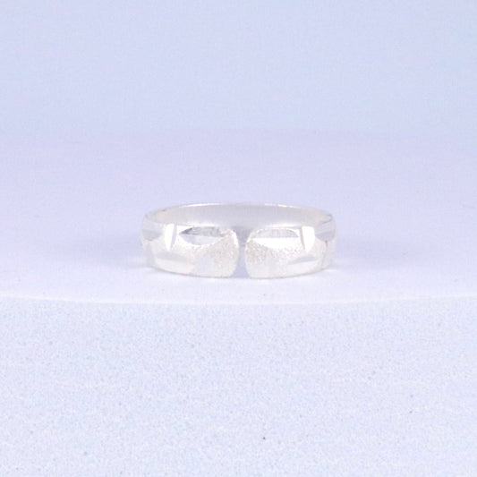 Laser Cut Sterling Silver Toe Ring