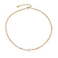 Pearl & Tan Crystal Necklace