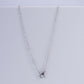 Delicate Pearl Short Stainless Steel Necklace