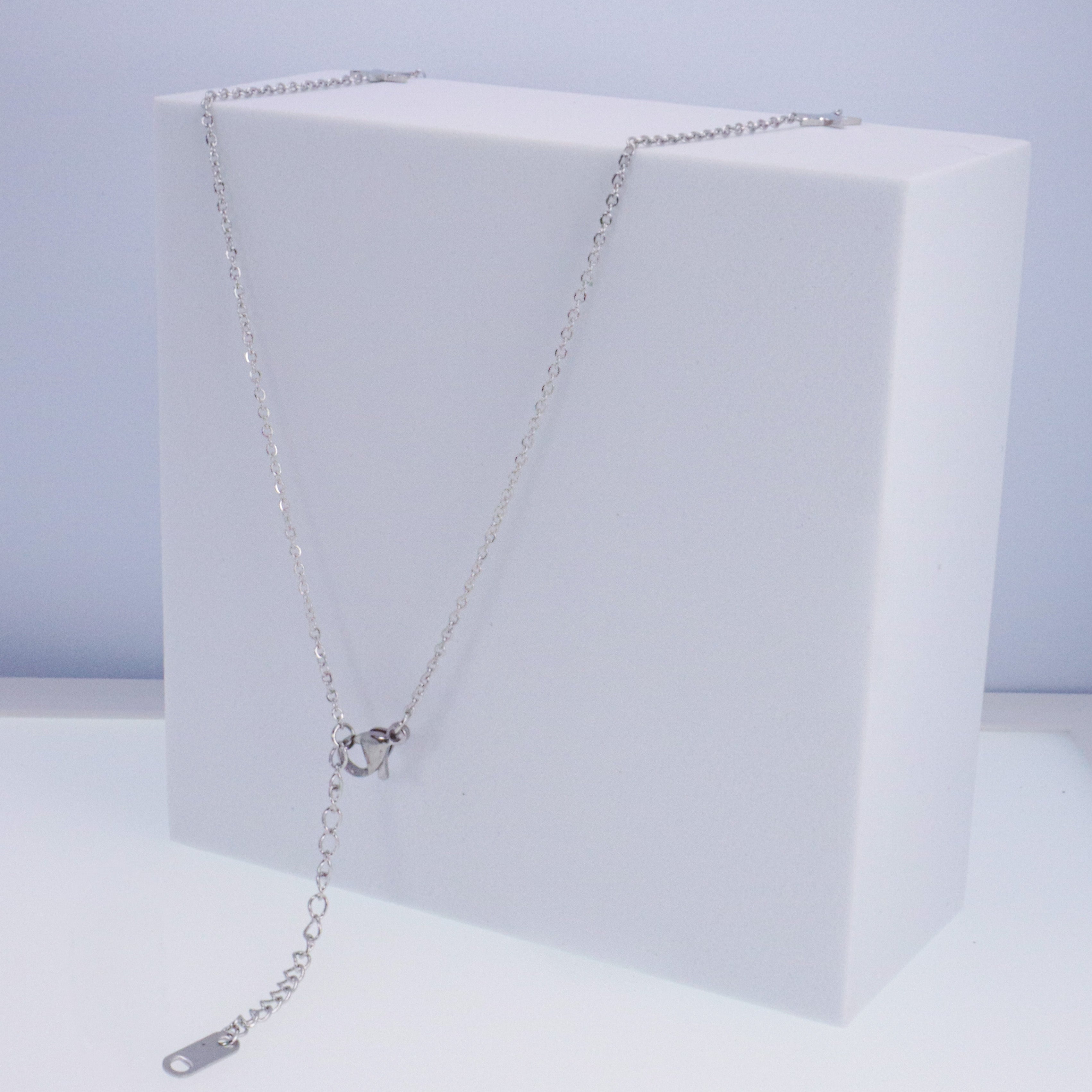 Silver Stars Stainless Steel Necklace