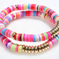 Pop of Color Clay Bracelet