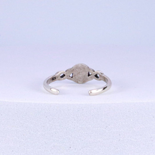 Blue Opal & Sterling Silver Toe Ring