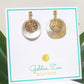 Surfside Mother of Pearl Dangle Post Earrings