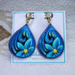 Baja Blue Floral Earrings