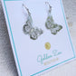 Silver Butterfly Earrings