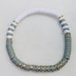 Grey & White Clay Bracelet