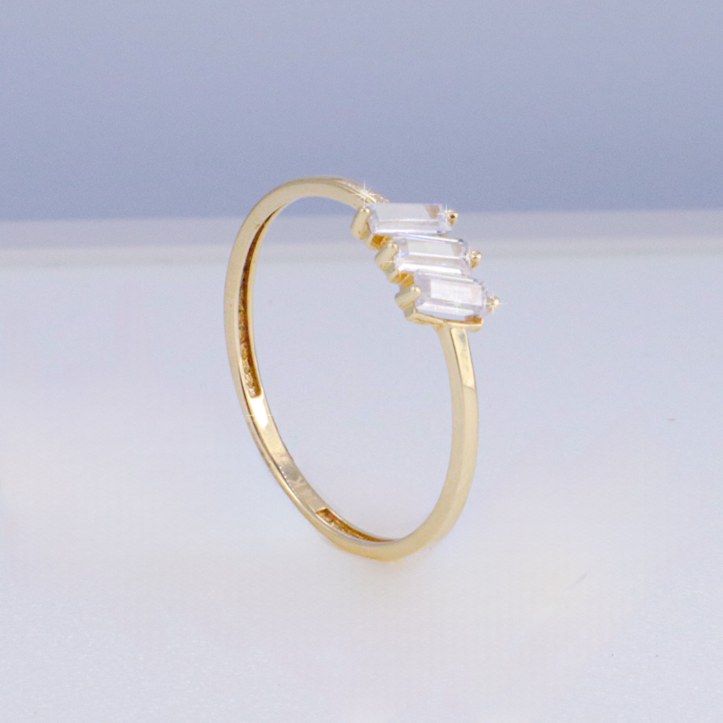 Copy of 14k Gold Baguette Ring Size 7.5