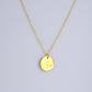 14k Gold over Sterling Silver Wave Necklace
